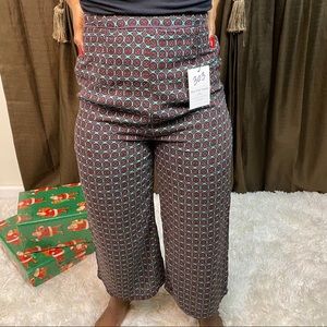 Urban Outfitters Patterned Green Trousers